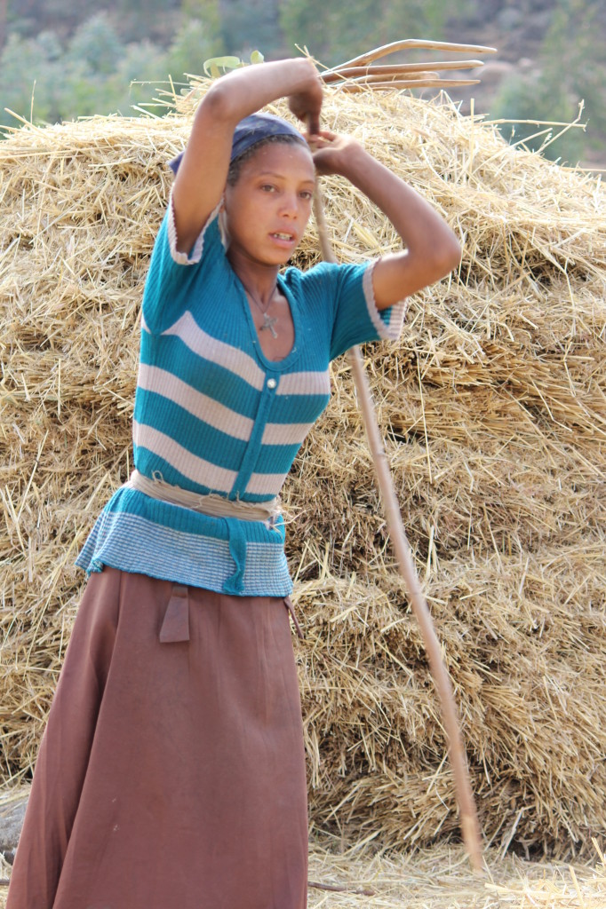 Farm Girl in Lalibela