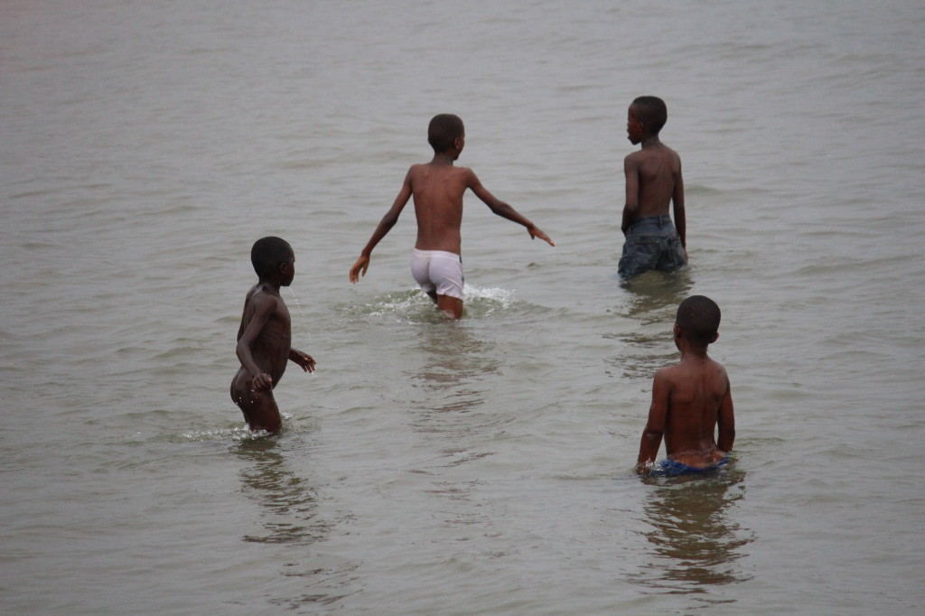 Boys in Lake Tanganyika