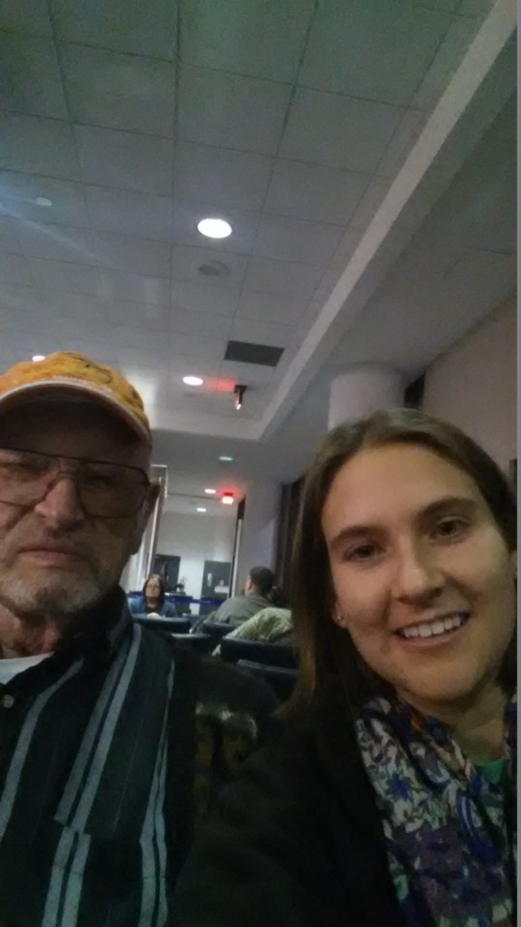 Grandpa and me selfie