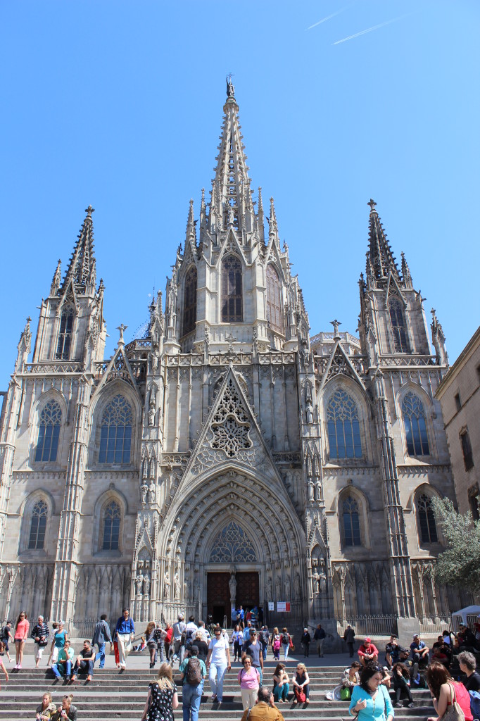 Barcelona Gothic Quarter - Cathedral of the Holy Cross and Saint Eulalia