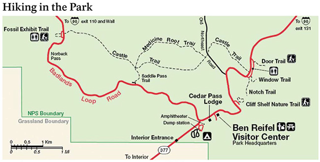 Badlands Hiking Trails