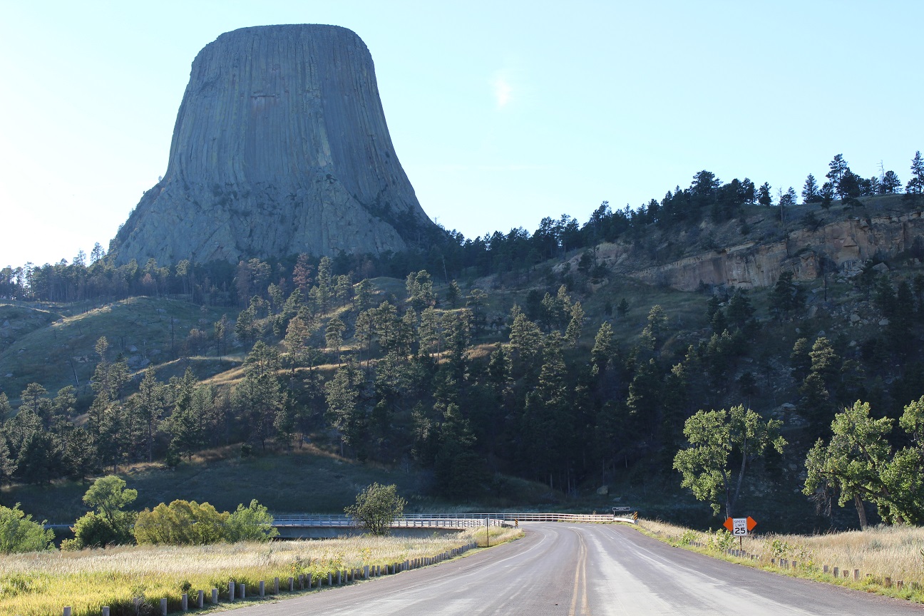 Devil's Tower Approach by Road