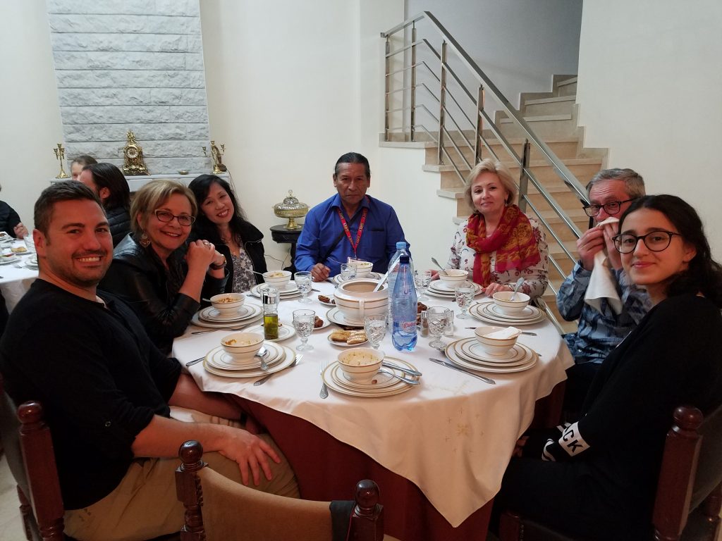 Family dinner in Fez