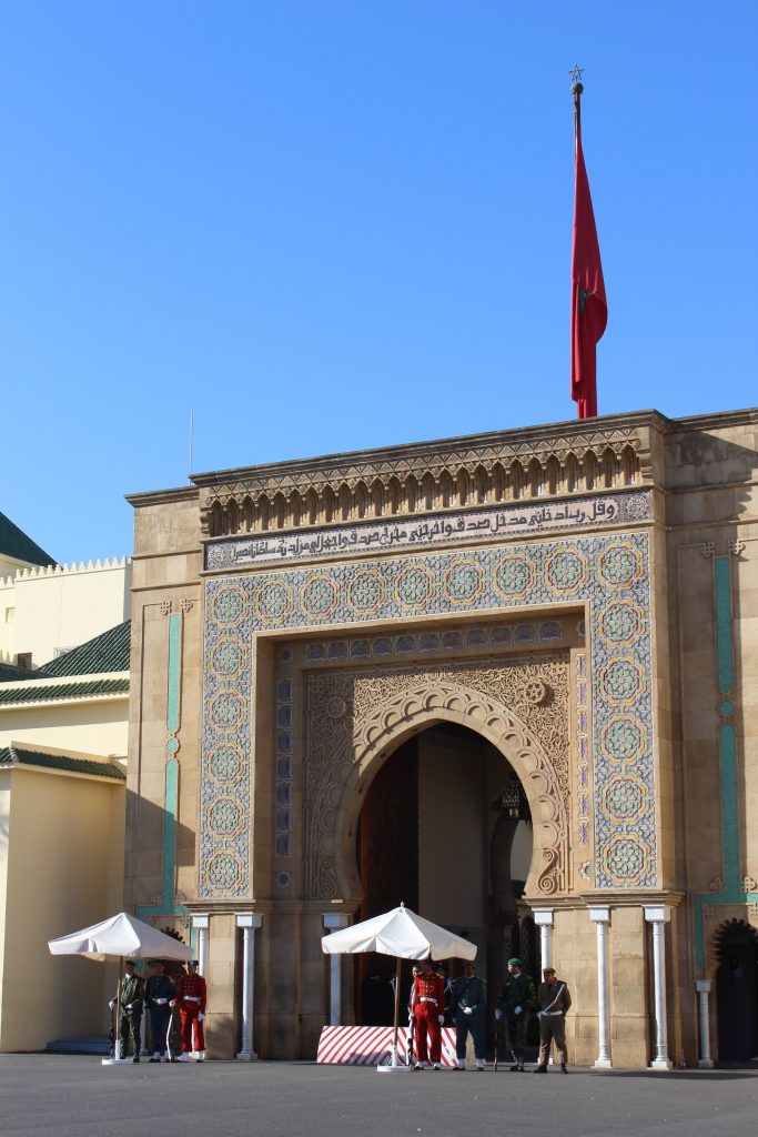 Royal guards in Rabat