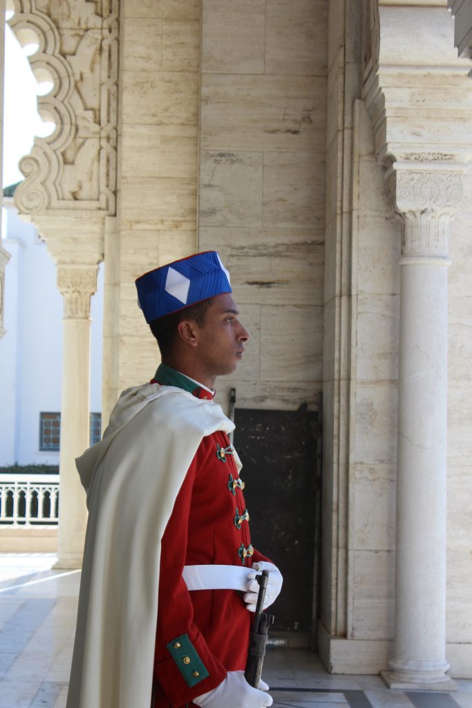 Guard at the Rabat Mausoleum